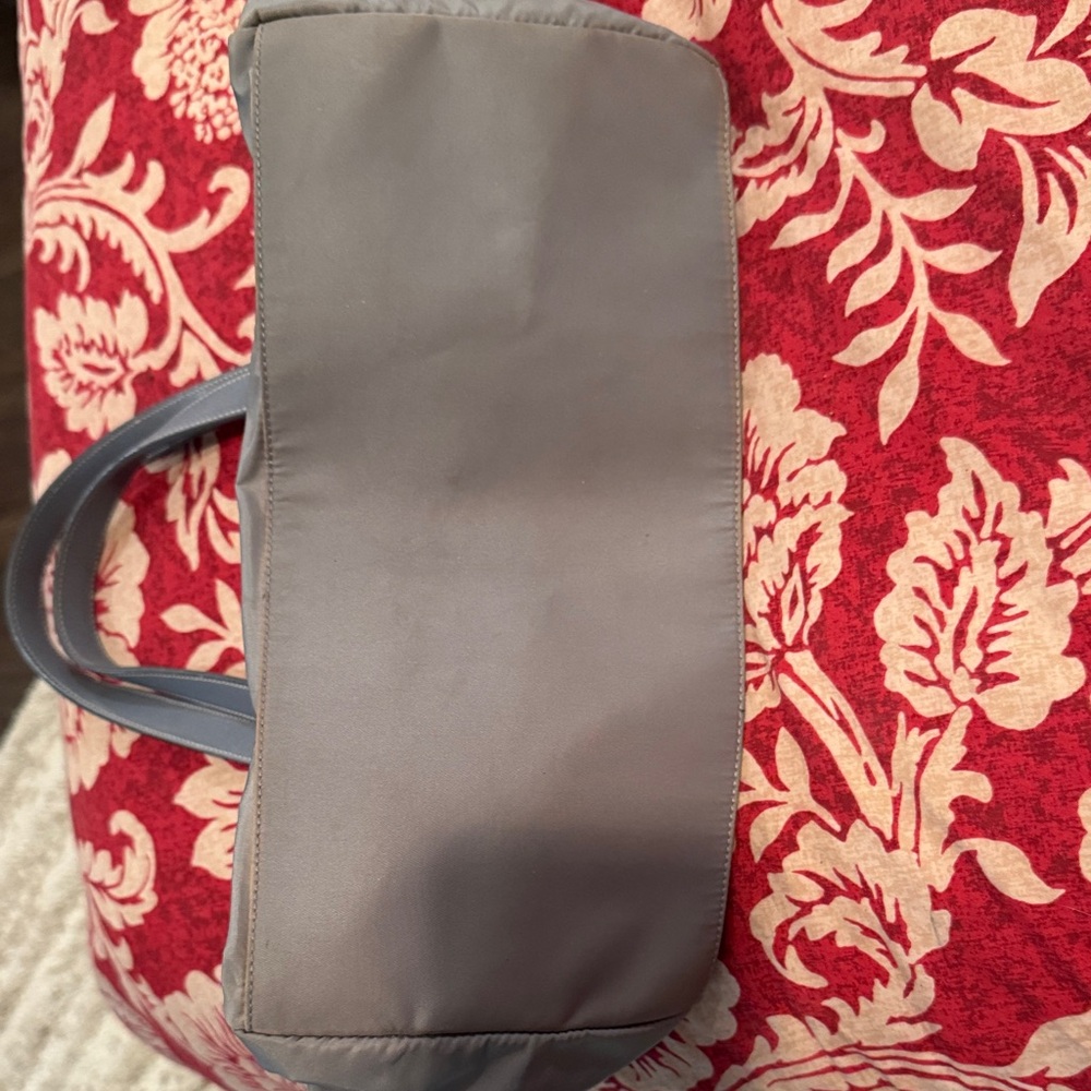 Prada Gray Nylon Tote with Dual Top Handles - Picture 3 of 4